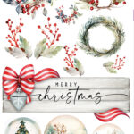 SUBLY DESIGN Christmas Shabby