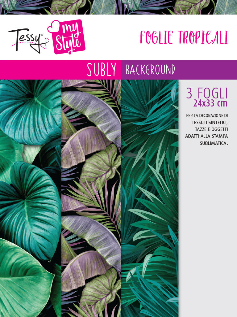 Subly Background • Foglie Tropicali