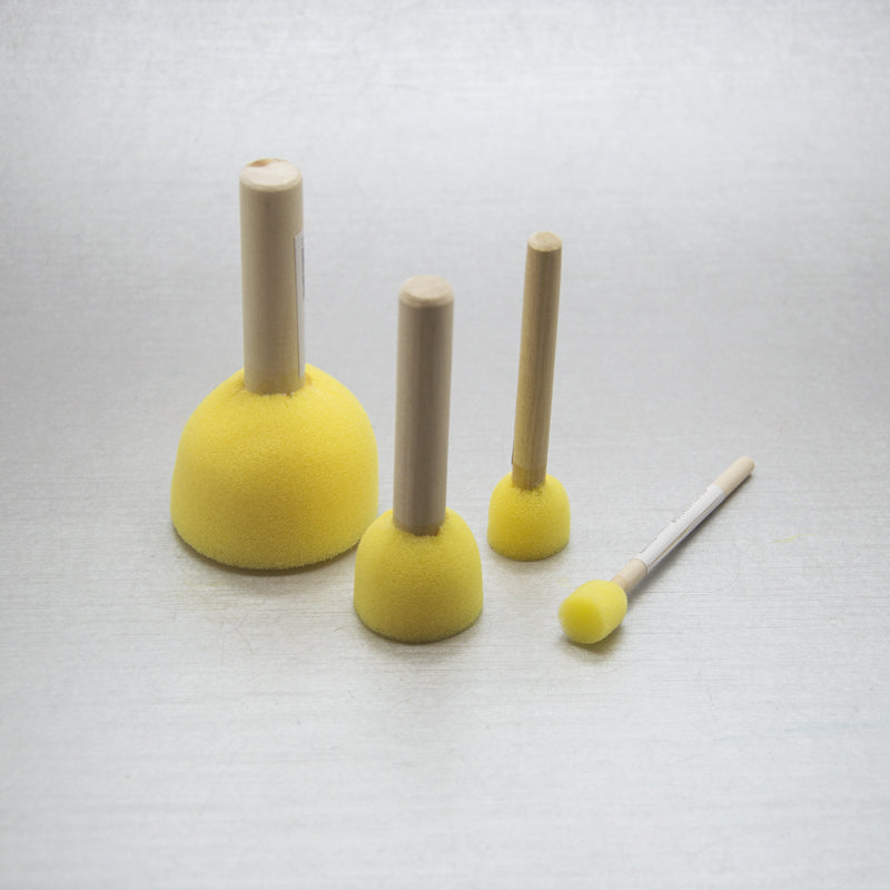 Set 5 tamponi in spugna - pennelli