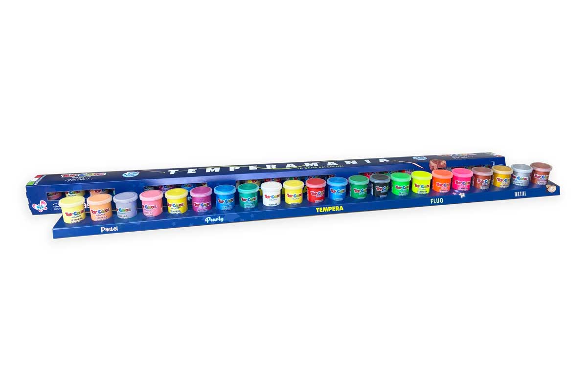 Tempera mania 22 vasetti di tempera da 25 ml