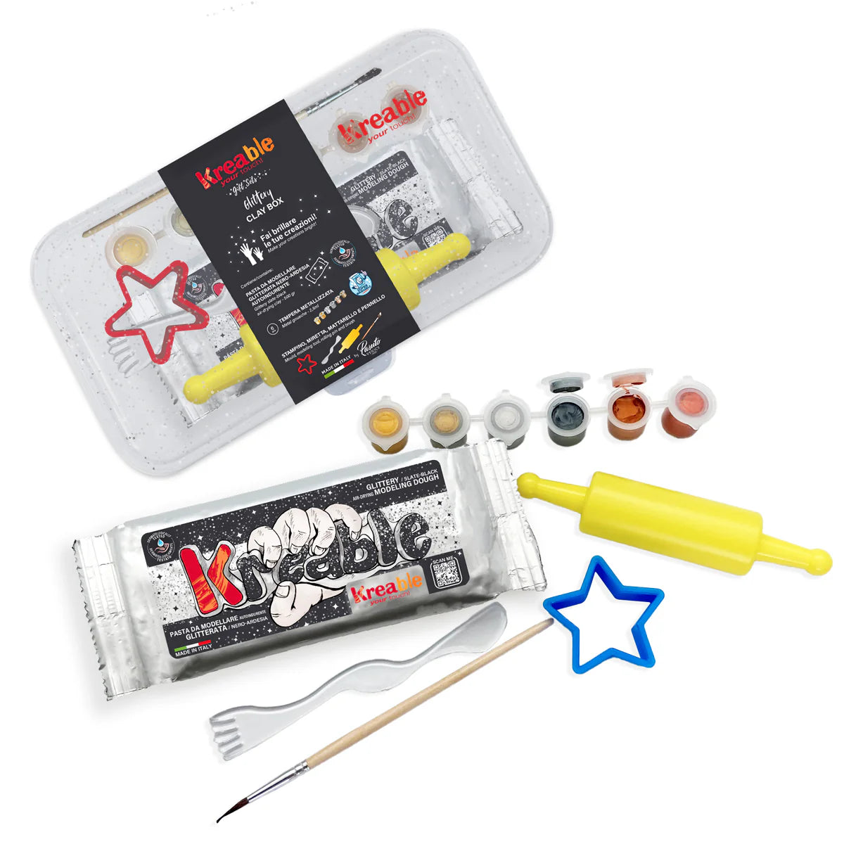Confezione pasta per modellare regalo Kreable Toy Color