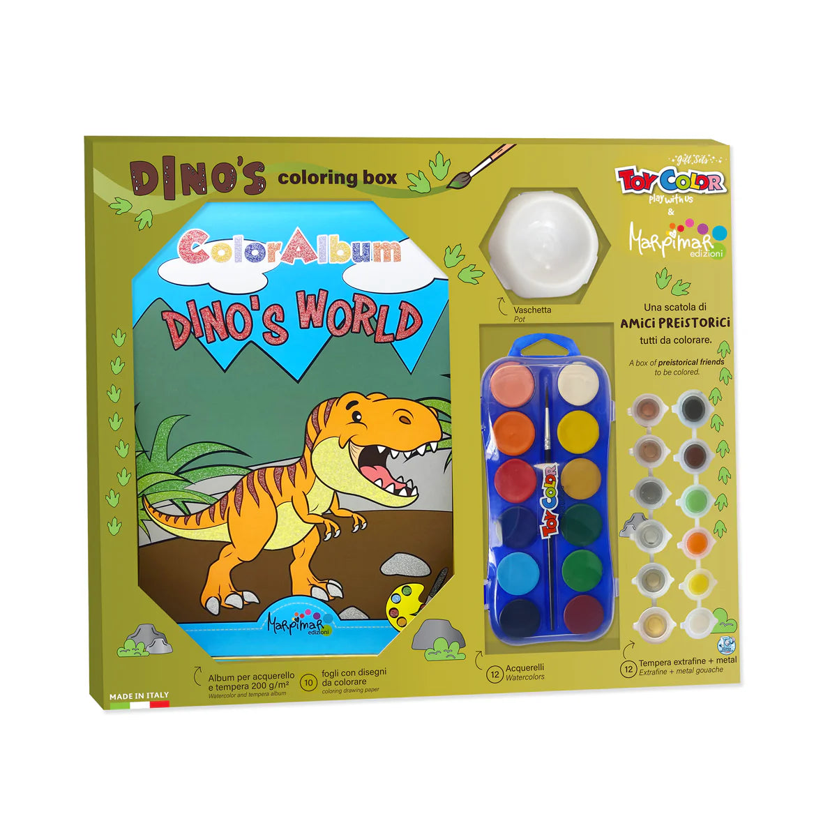 Coloring Box scatola regalo Magic Unicorn - Dino's world