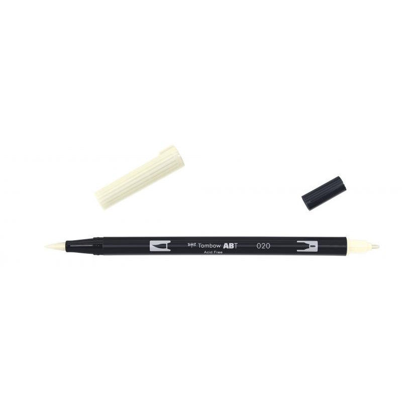 Marker Dual Brush PRO Tombow Colorless – Pennarello a Due Punte per Illustrazioni e Sketching
