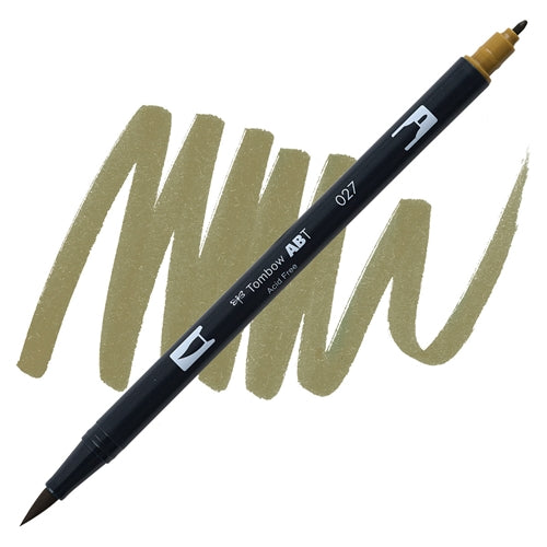 Marker Dual Brush PRO Tombow Colorless – Pennarello a Due Punte per Illustrazioni e Sketching