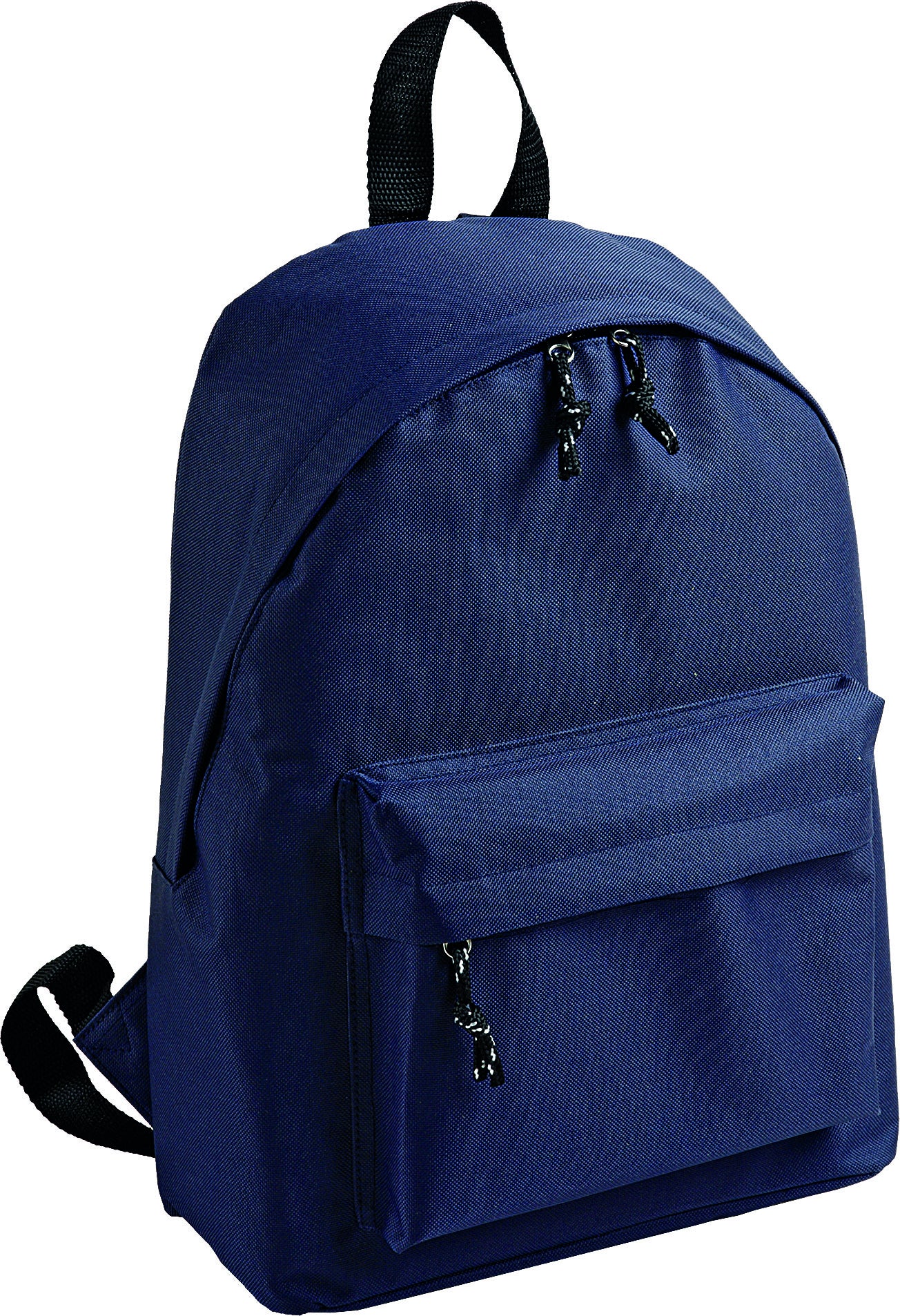 Zaino In Nylon Con Tasca Anteriore E Spallacci Imbottiti