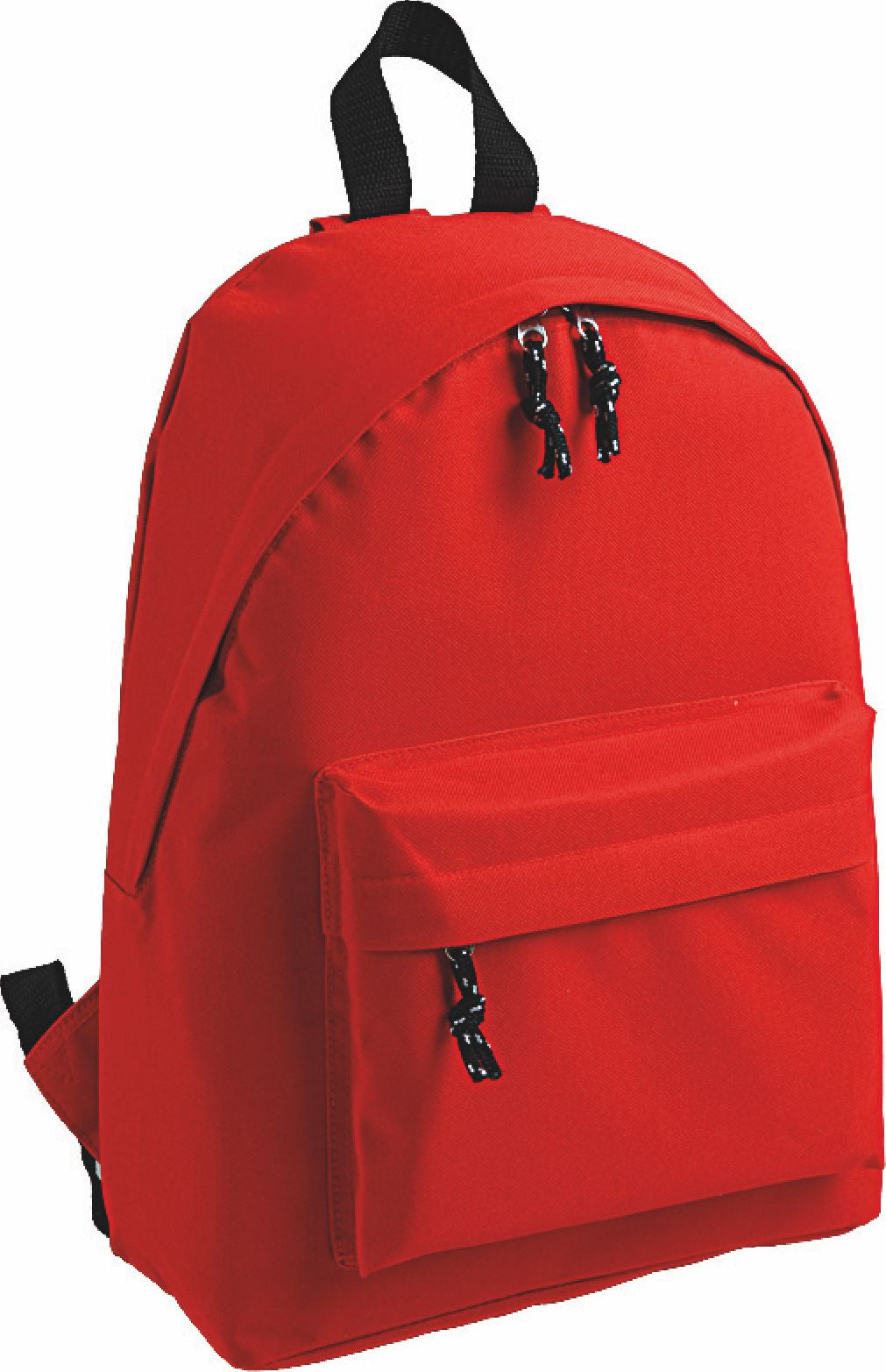 Zaino In Nylon Con Tasca Anteriore E Spallacci Imbottiti