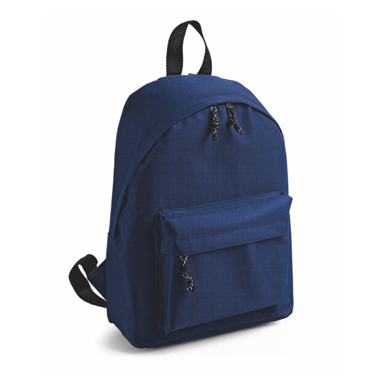 Zaino In Nylon Con Tasca Anteriore E Spallacci Imbottiti