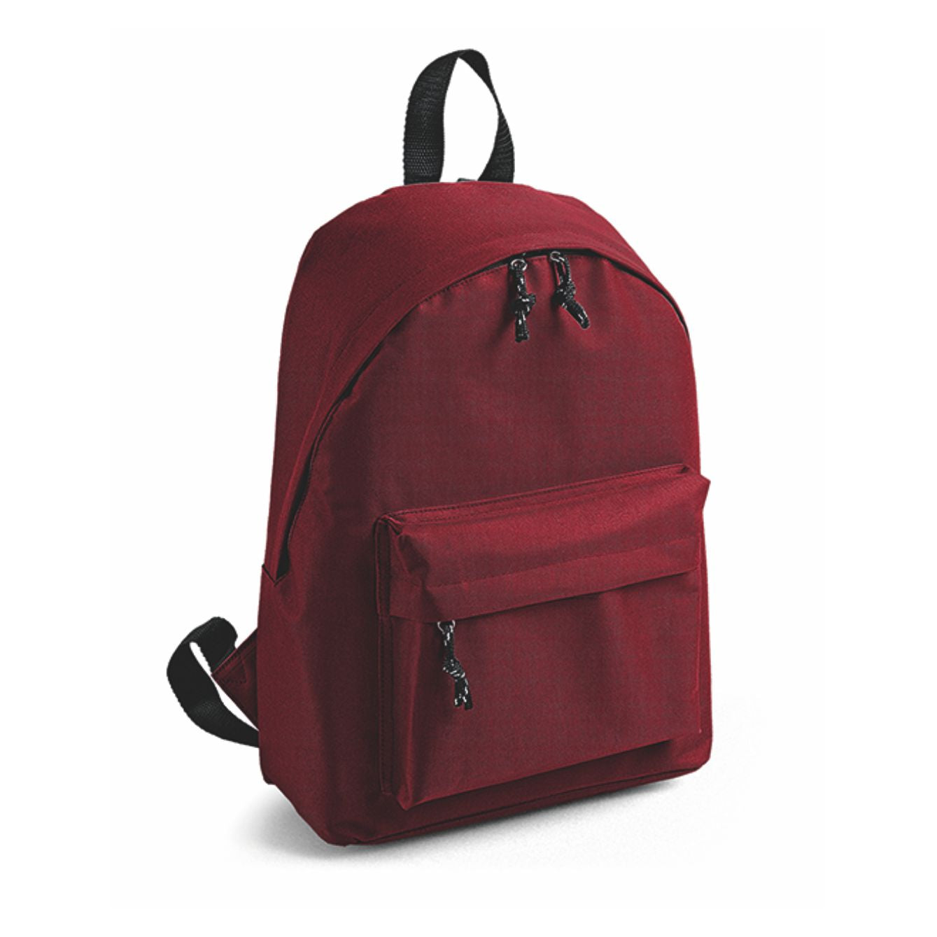 Zaino In Nylon Con Tasca Anteriore E Spallacci Imbottiti