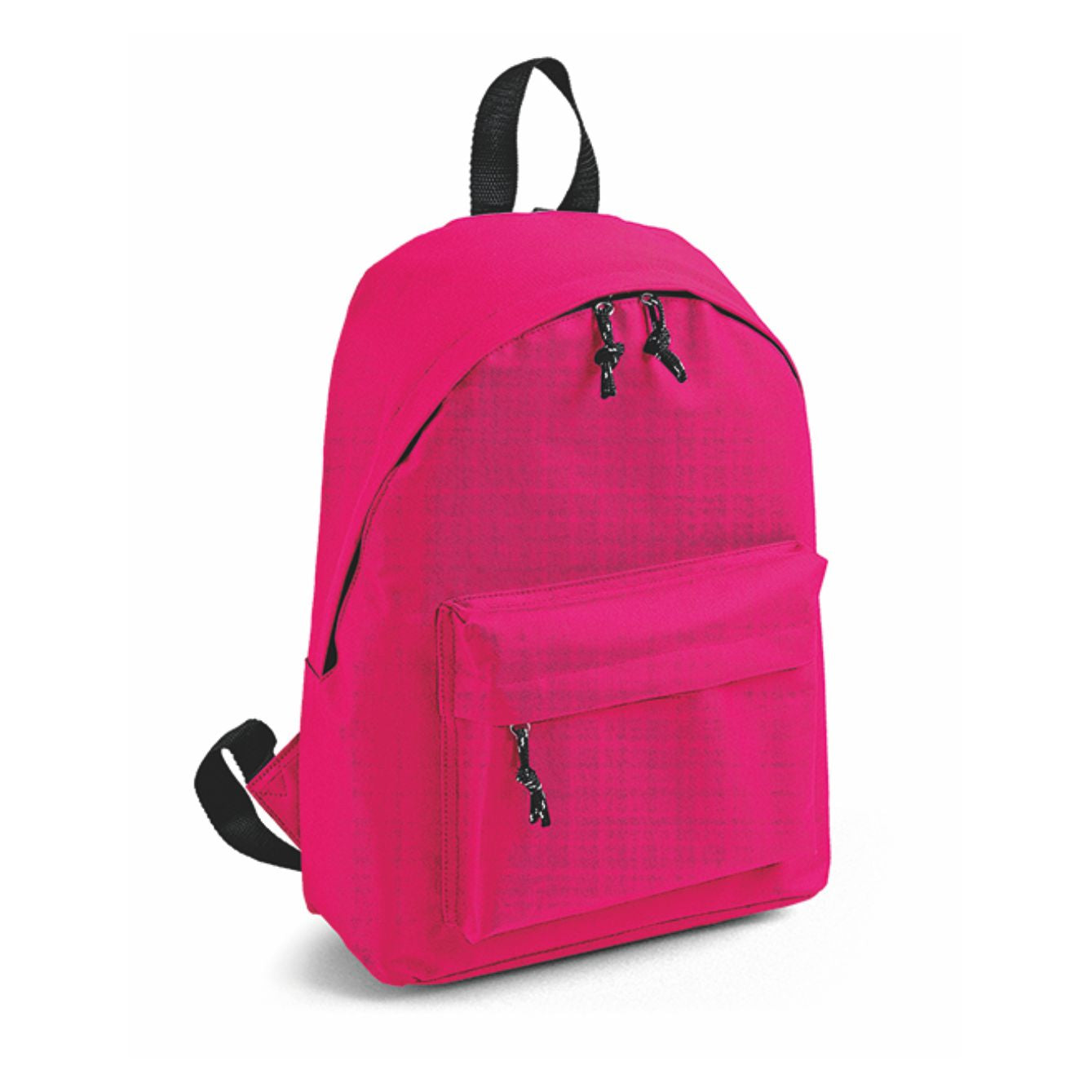 Zaino In Nylon Con Tasca Anteriore E Spallacci Imbottiti
