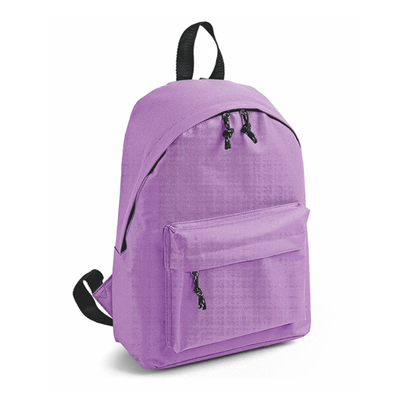 Zaino In Nylon Con Tasca Anteriore E Spallacci Imbottiti