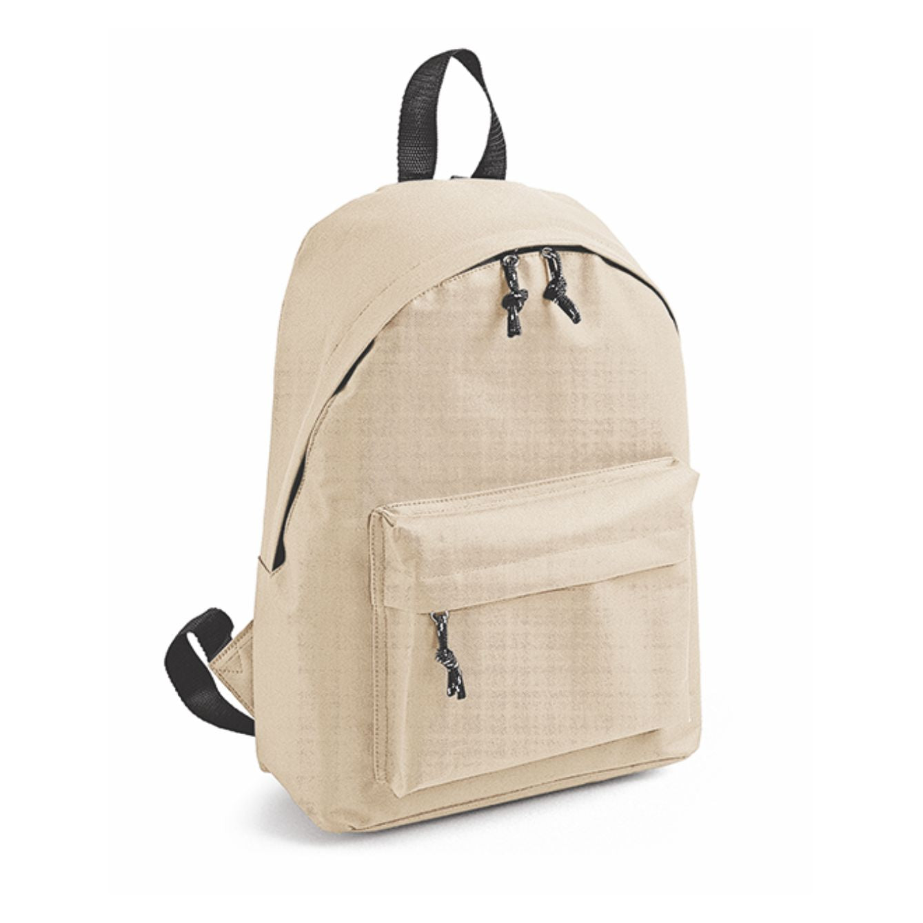 Zaino In Nylon Con Tasca Anteriore E Spallacci Imbottiti