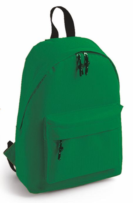 Zaino In Nylon Con Tasca Anteriore E Spallacci Imbottiti