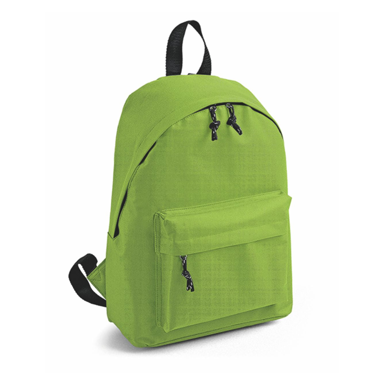 Zaino In Nylon Con Tasca Anteriore E Spallacci Imbottiti