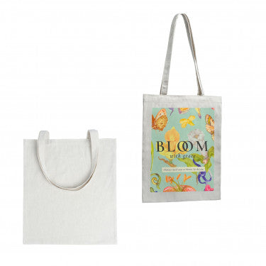 Shopper in Poliestere per Stampa Sublimatica – Manici Lunghi cm 70, Dimensioni 42x38 cm