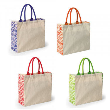 Borsa mare con decoro laterale