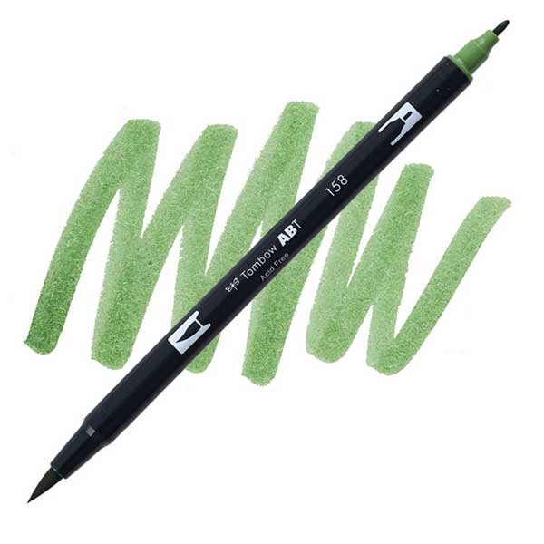 Marker Dual Brush PRO Tombow Colorless – Pennarello a Due Punte per Illustrazioni e Sketching