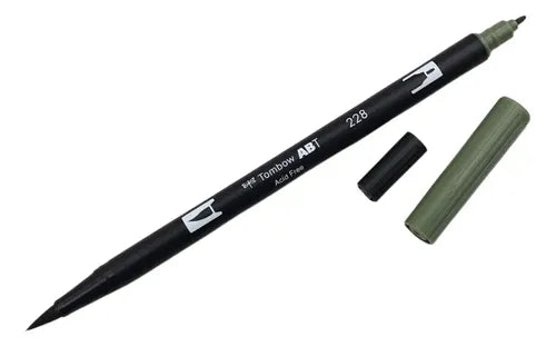 Marker Dual Brush PRO Tombow Colorless – Pennarello a Due Punte per Illustrazioni e Sketching