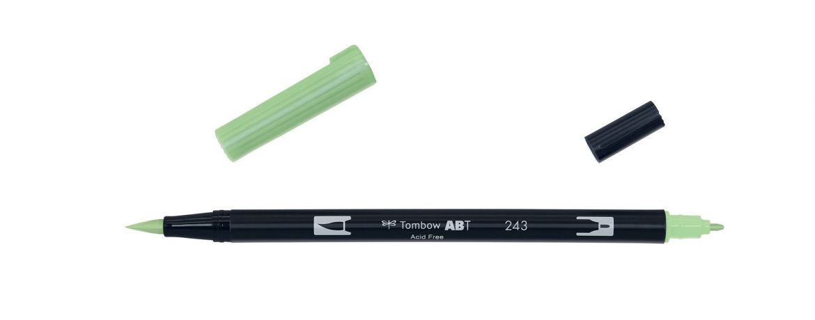 Marker Dual Brush PRO Tombow Colorless – Pennarello a Due Punte per Illustrazioni e Sketching