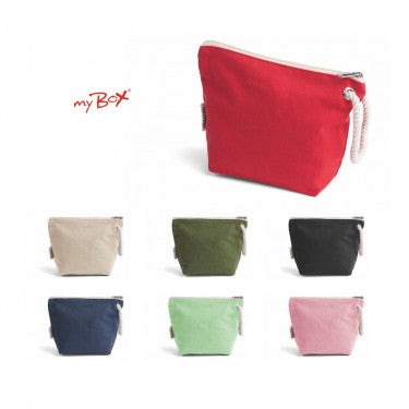 Pochette in Cotone Riciclato 320g/m² con Manico in Corda – Elegante e Sostenibile