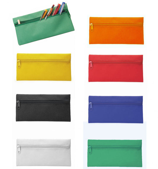 Bustina astuccio portapenne con chiusura lampo