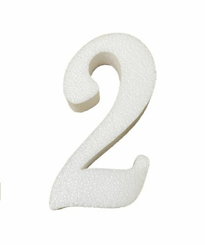 Lettere e numeri in polistirolo