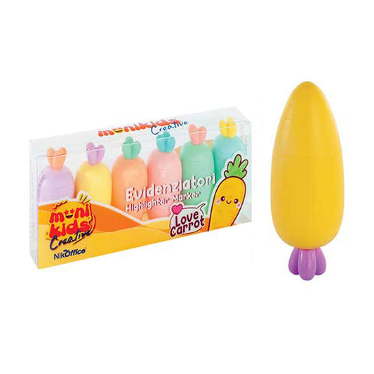 Evidenziatore Carotine - love carrot pz. 6