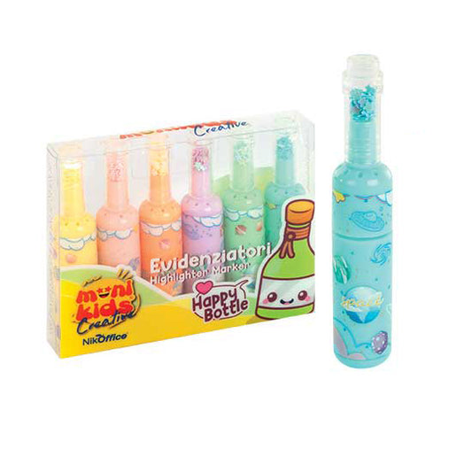 Evidenziatore  Happy Bottle pz. 6