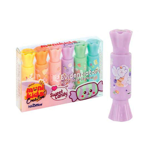 Evidenziatore Caramelle - sweet candy pz. 6