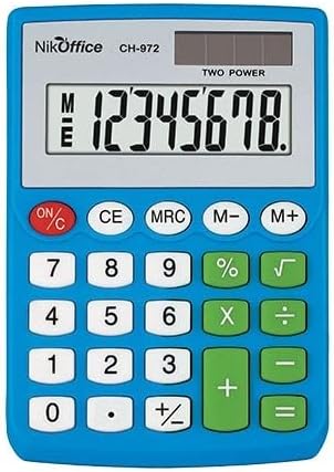 Calcolatrice 8 digits CH 972