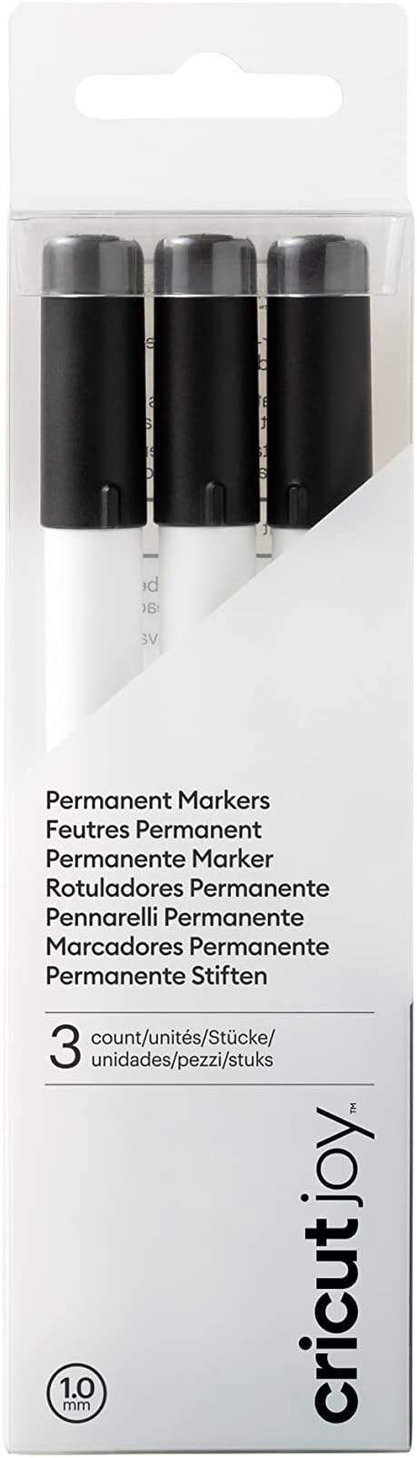 Cricut - Set 3 pennarelli permanente 1 mm