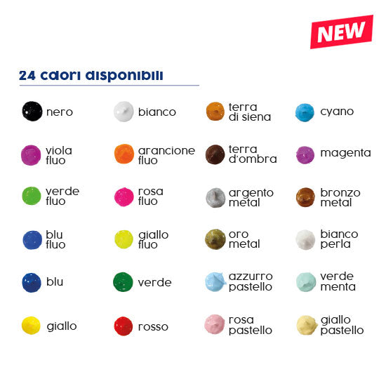 Tubetto colore acrilico ml. 100