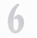Lettere e numeri in polistirolo