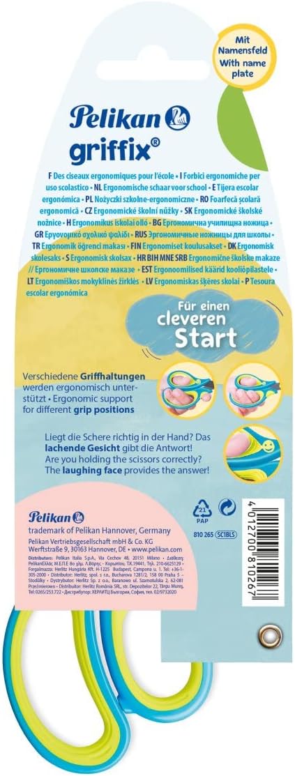 Forbice Pelikan Griffix Cm. 14 Per Mancini