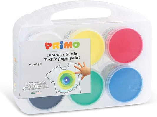 Colori A Dita Per Tessuto 6X100 Gr