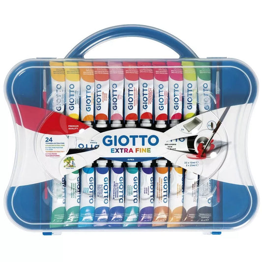 Scatola 24 tubetti tempera Giotto da 12 ml.