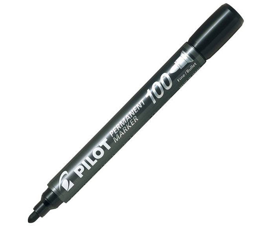 Pennarello marker permanente Pilot SCA 100 punta tonda NERO