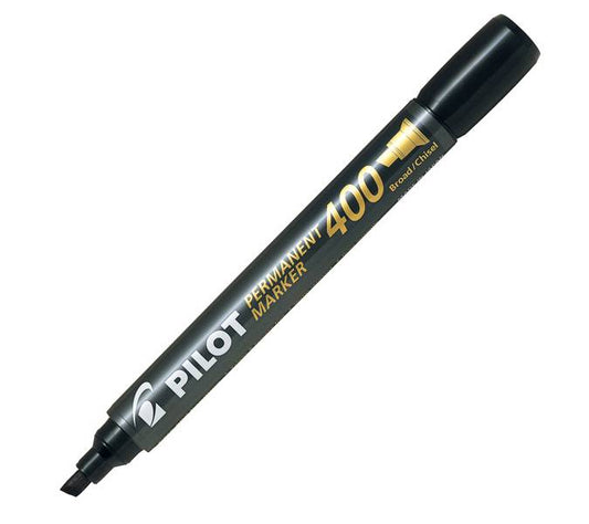 Pennarello marker permanente Pilot SCA 400 punta scalpello NERO