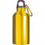 Borraccia alluminio 400 ml con moschettone