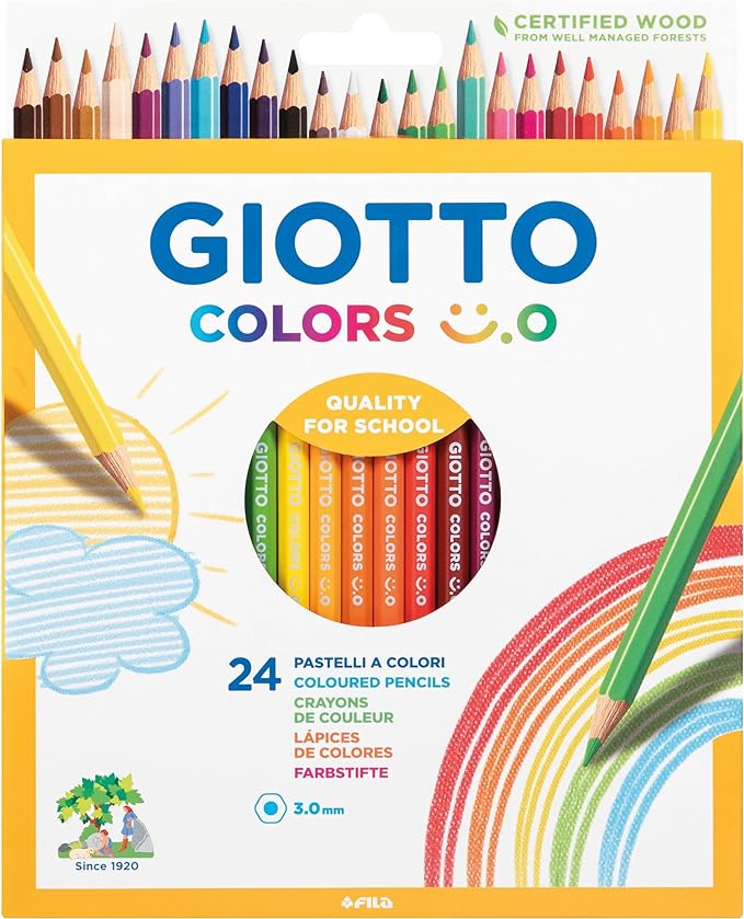 Giotto colors  pastelli colorati