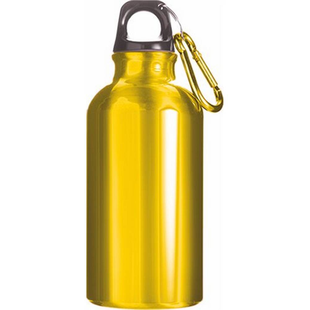 Borraccia alluminio 400 ml con moschettone