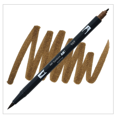 Marker Dual Brush PRO Tombow Colorless – Pennarello a Due Punte per Illustrazioni e Sketching