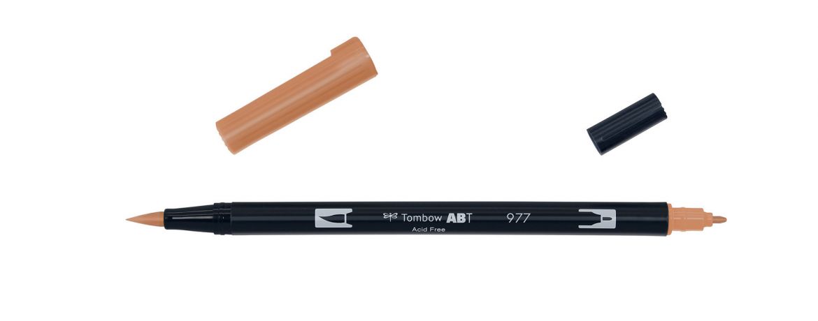 Marker Dual Brush PRO Tombow Colorless – Pennarello a Due Punte per Illustrazioni e Sketching