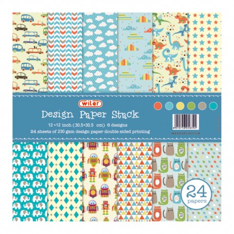 Carta Per Scrapbooking Fantasia A 30.5X30.5 Cm