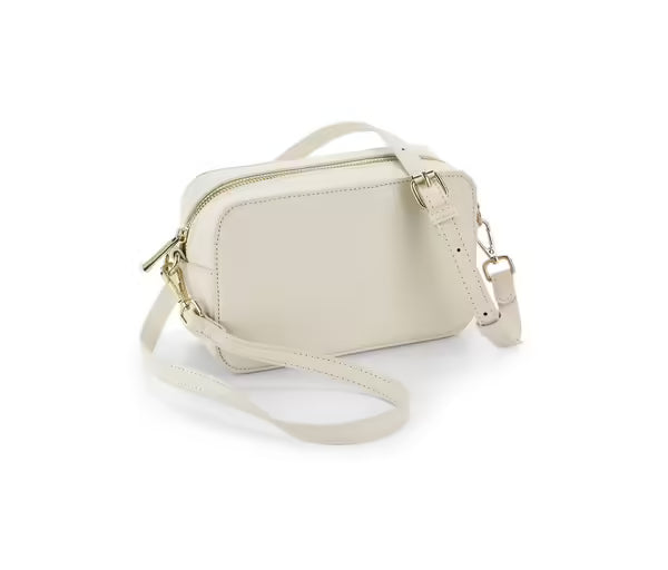 Borsa Rigida Con Tracolla In Ecopelle