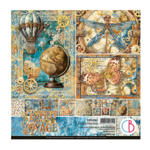 Carta Scrapbooking Esprit de voyage