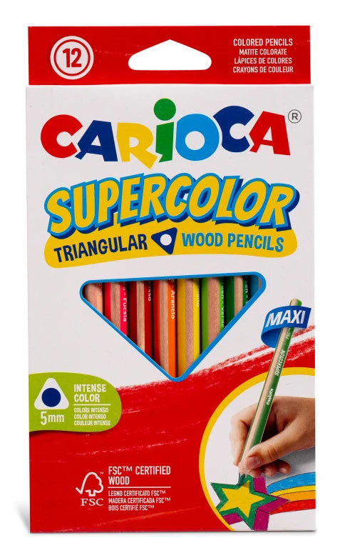 Carioca supercolor maxi triangolare da 12