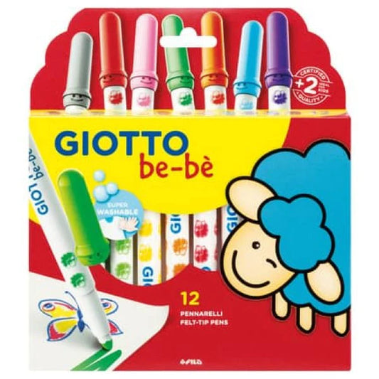 Giotto Bebè 12 pennarelli colorati