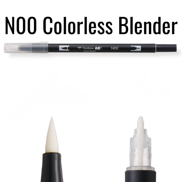 Marker Dual Brush PRO Tombow Colorless – Pennarello a Due Punte per Illustrazioni e Sketching