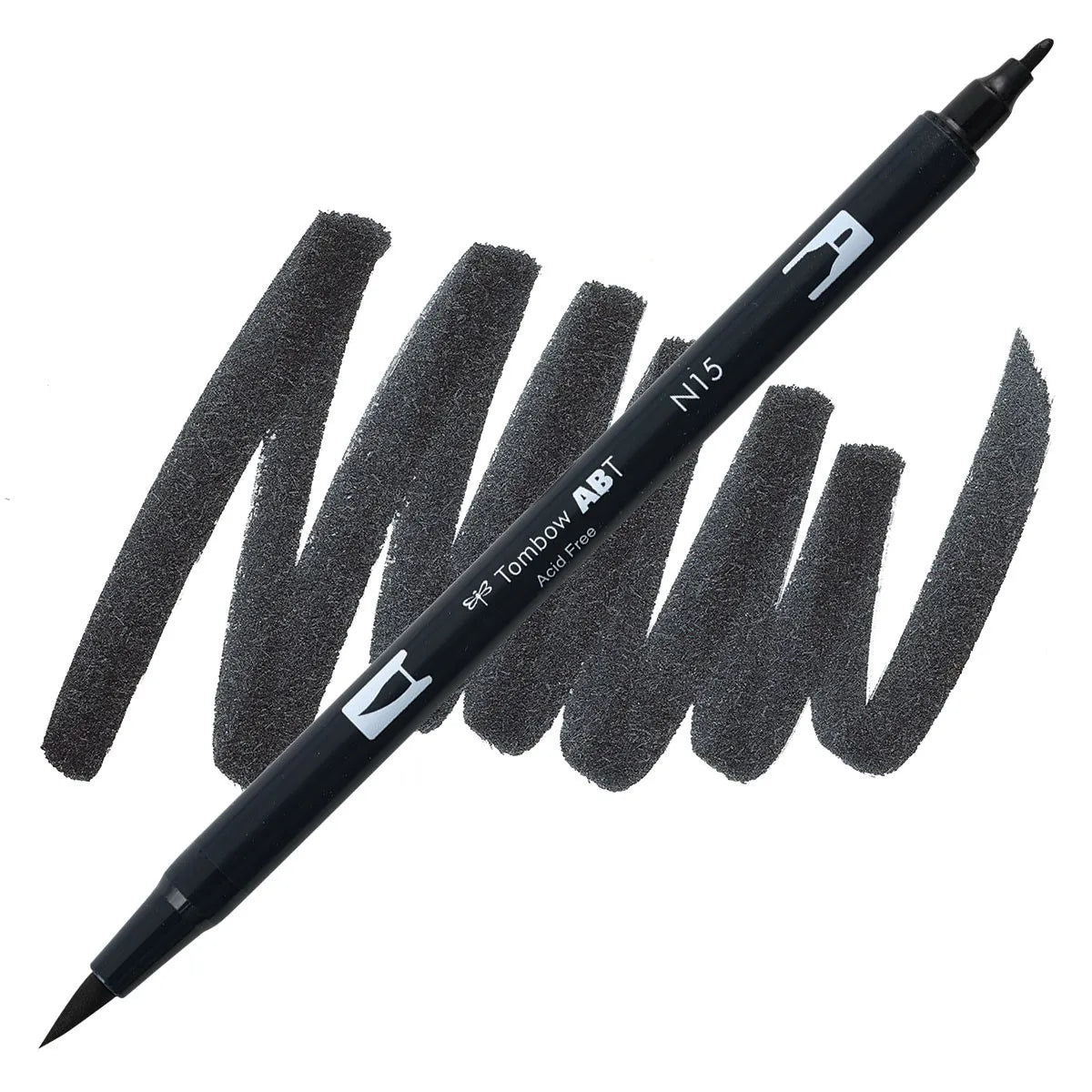 Marker Dual Brush PRO Tombow Colorless – Pennarello a Due Punte per Illustrazioni e Sketching