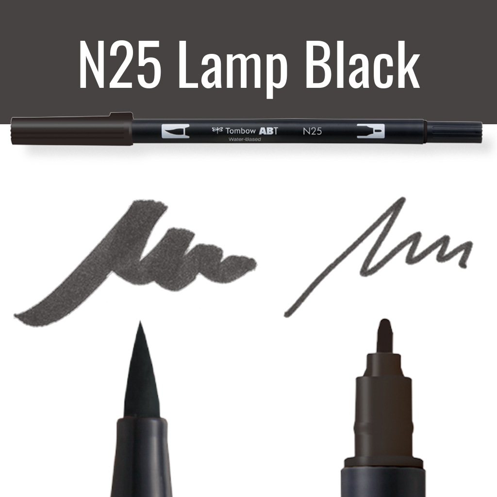 Marker Dual Brush PRO Tombow Colorless – Pennarello a Due Punte per Illustrazioni e Sketching